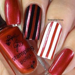 #33 Crimson Crush - Stamping neglelak 5 ml, Clear Jelly Stamper